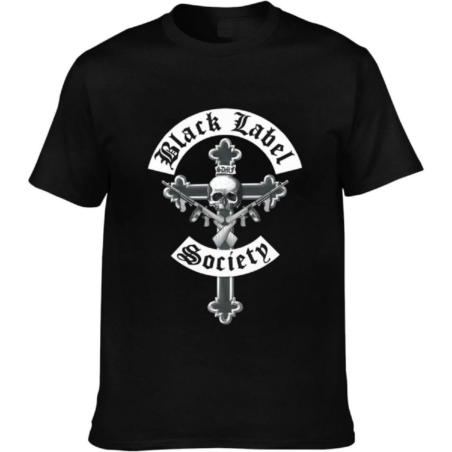 Black Label Society Mens Bodybuilding T-Shirts Casual Fitness Tee Slim Fit Gym Short Sleeve S разноцветный