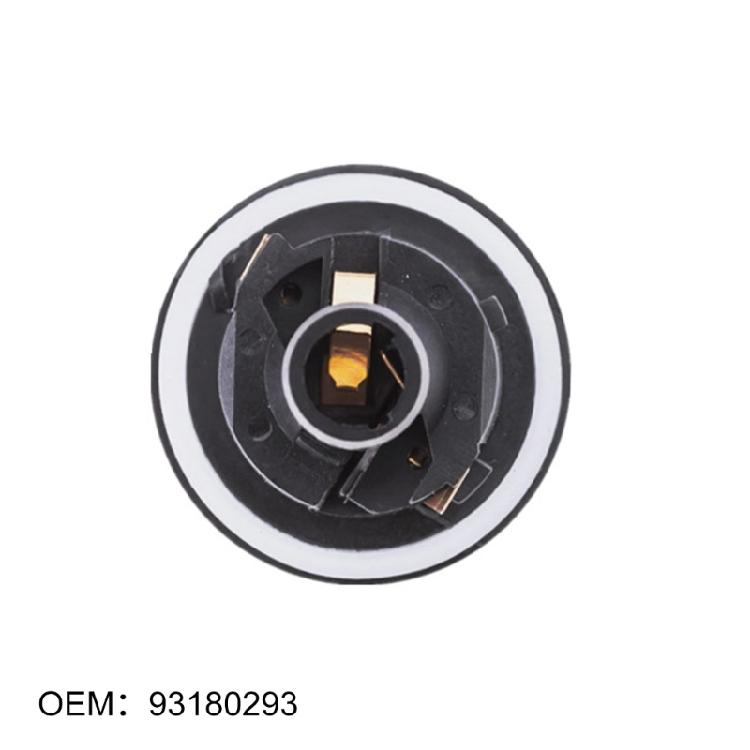 Bulb Socket for Turn Signal Repair, Part Number 93180293, Black Plastic Lamp Base for 2004-2010 Vehicle Service Use Daily