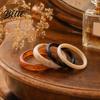 Layered Wristwear 4Pcs/Set Retro Style Bangle Set Lightweight Stackable Women