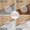 1-8pcs Transparent Door Stopper Self Adhesive Door Holder Catch Floor Mounted Door Stop for Protection of Wall and Furniture