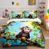 Cheerful Monkey Paradise. Bedding Sets Duvet Covers Pillowcases(1* Duvet Cover 2* Pillowcases Without Duvet Insert)