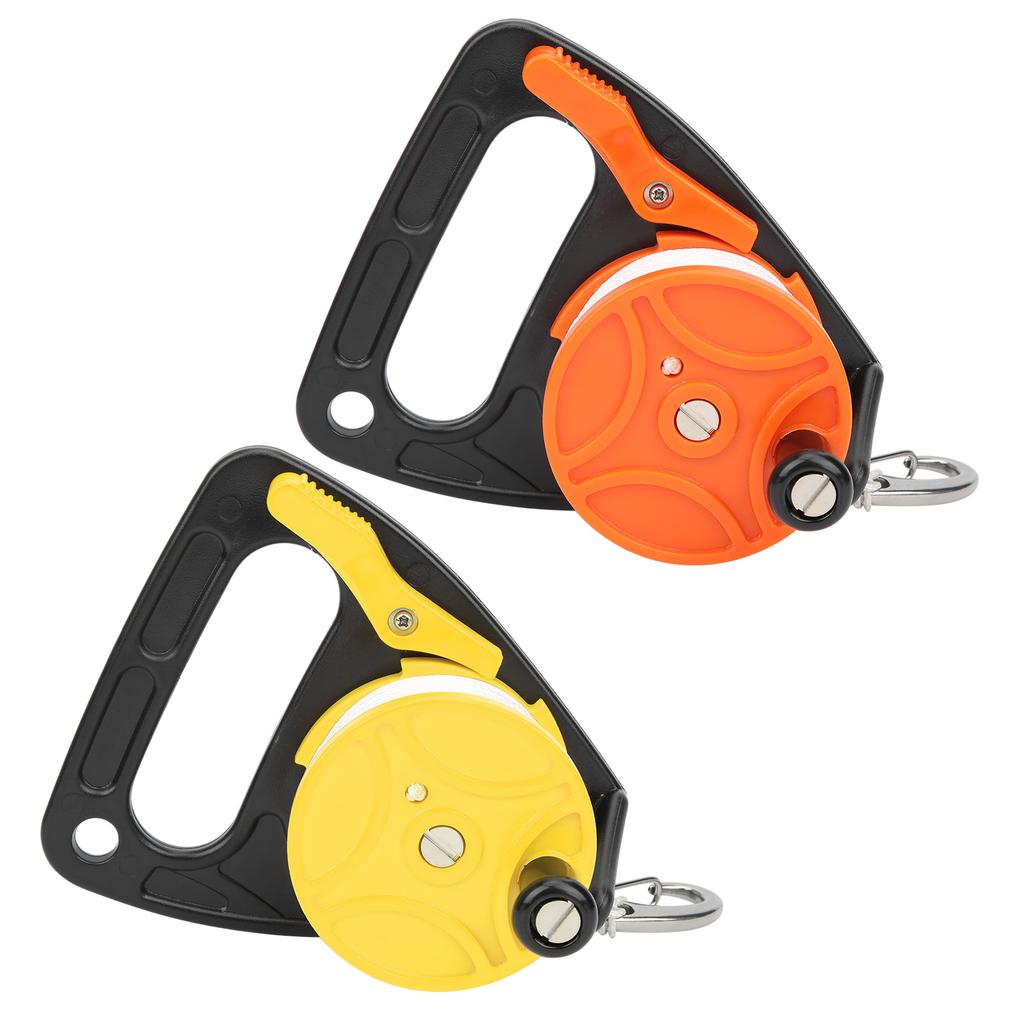 150ft Diving Line Reel Diving Equipment with Handle Card Position PP Rope Combination Diving Line Wheel Diving Reel with Handle