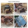 Folding Barbecue Grill Heating Stoves Portable Camping BBQ Grill Rack Firewood Stove Stainless Steel Grill Stove BBQ Accessories