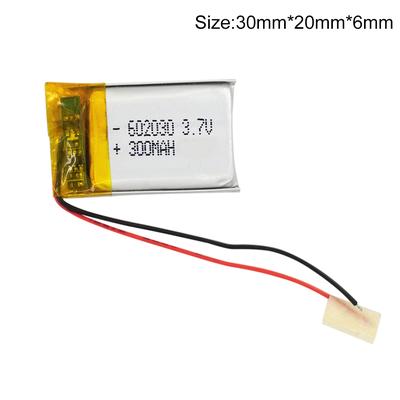 Batteria ai polimeri LiPo da 3,7 V 300 mAh 602030 per auricolari Bluetooth GPS MP4 \ MP5 / PSP