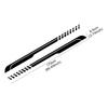 2PCS Car Door Side Skirts Stickers Self-adhesive Car Vinyl Film Decals PVC Auto Body Decoration Sticker For Volkswagen VW Lavida