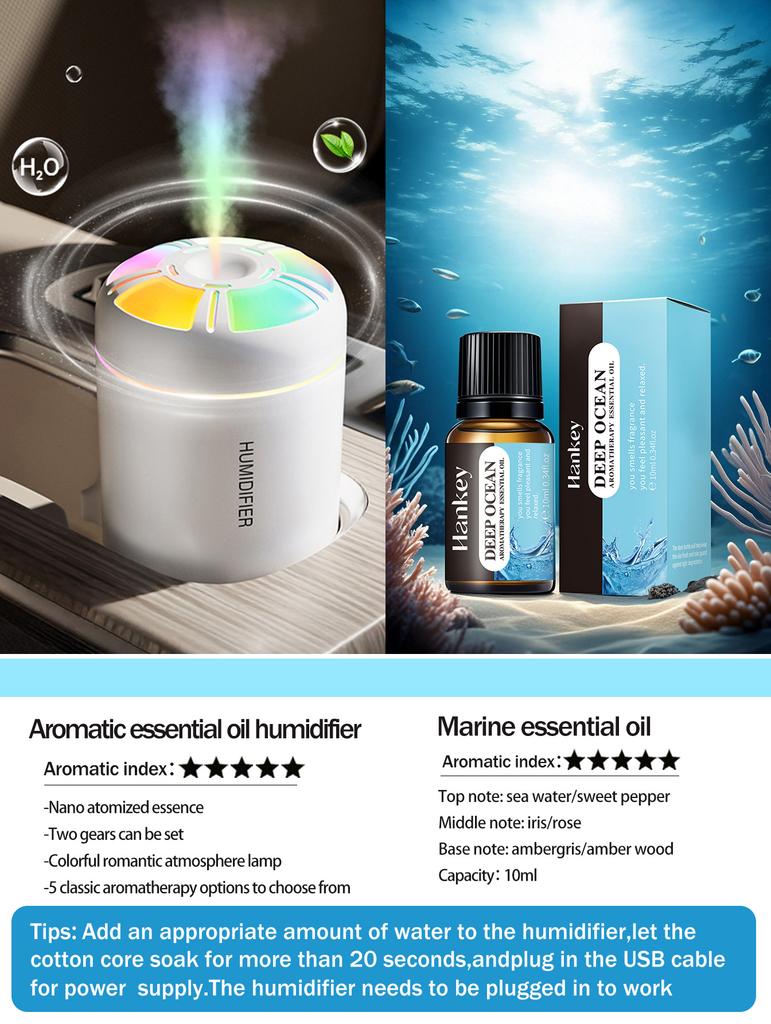 Xiaomi 180ML Air Humidifier USB Electric Aroma Diffuser Essential Oil Purifier Aromatherapy Mist Maker Lights For Car Home Bedroom