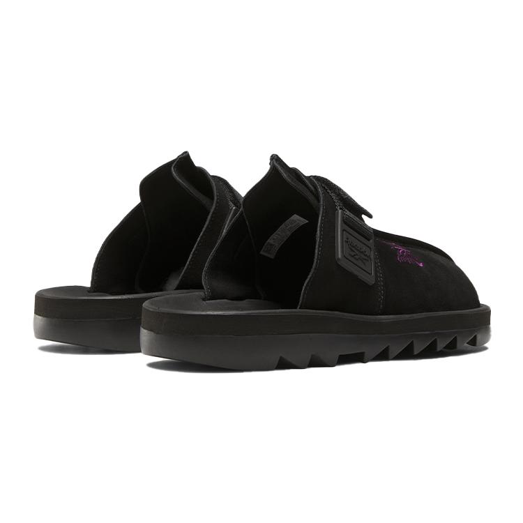 Needles X Reebok Beatnik Slides Black Unisex Sneakers Core-Black Extreme-Purple 100207686
