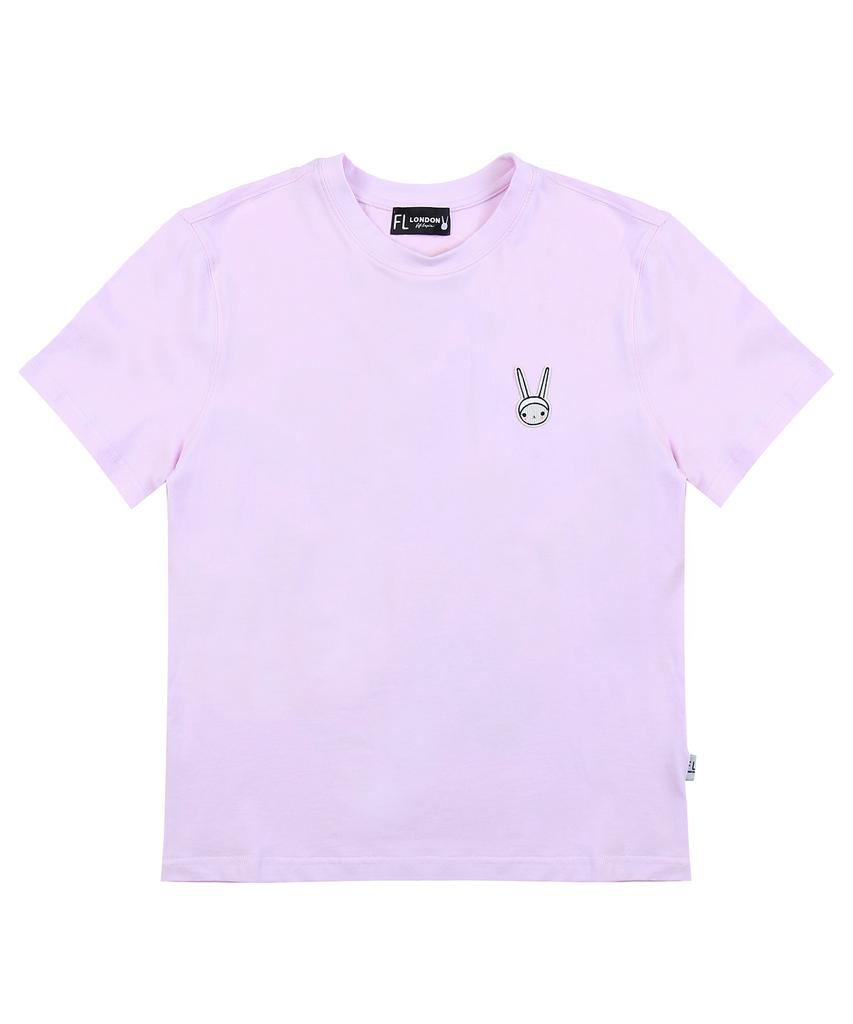 Pipilapin Back Garden Drawing Basic Fit Short Sleeve T-Shirt/Fm9Wts11F Pink