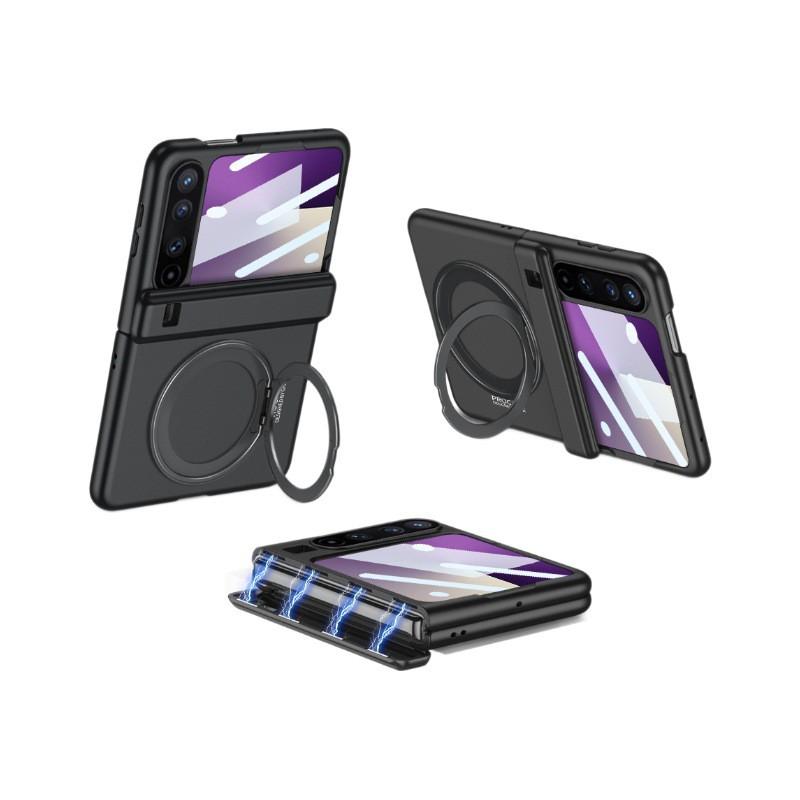 Magnetic Rotating Kickstand Phone Case Pura X TPU Full Coverage Protective Cover With Hinge Mechanism
