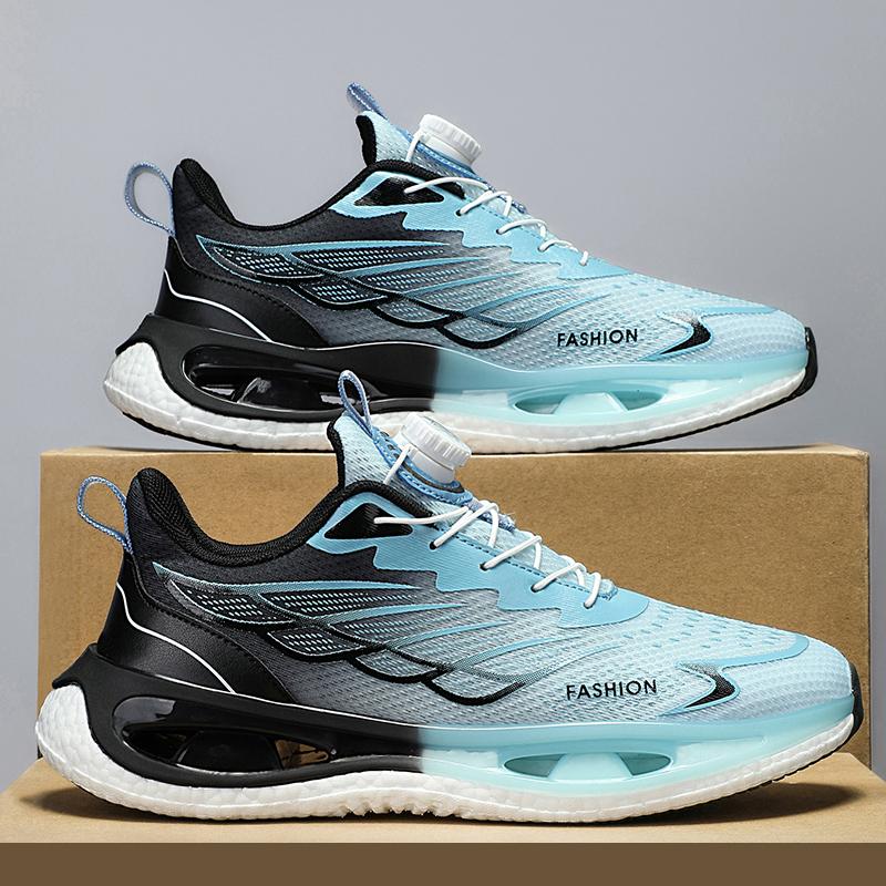 2024 Fashion Sneakers Casual Sneakers Breath Wear-resistant Mesh Cloth Shock Absorbent Running Shoes Outdoor Soft Walking Shoes