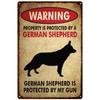 Metal Sign No Stupid People Tin Wall Decor Retro Home Bar Garage Man Cave