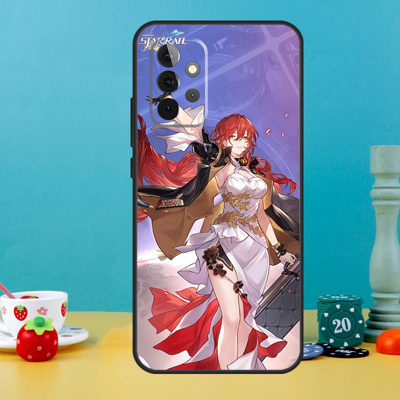 Himeko Honkai Star Rail Case For Samsung Galaxy A15 A16 A05 A26 A36 A56 A52 A53 A33 A13 A34 A54 A14 A35 A55 A22 A32