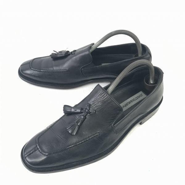 

Johnston & Murphy Leather Tassel Moccasin Slip-On [8.5M/26.0/Black] Dress Shoes