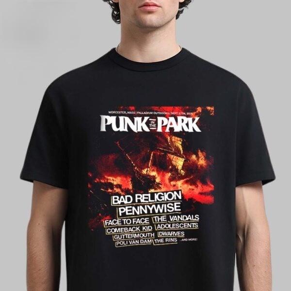 Панк в Парке Вустер Массачусетс 2025 27 сентября Унисекс Футболка S