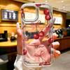 Summer Fruit Blue Berry Cherry Print Phone Case for  Poco X6 F5 X3 Pro Mi 14 13 12 13T 11 Lite 12T Clear Silicone Cover