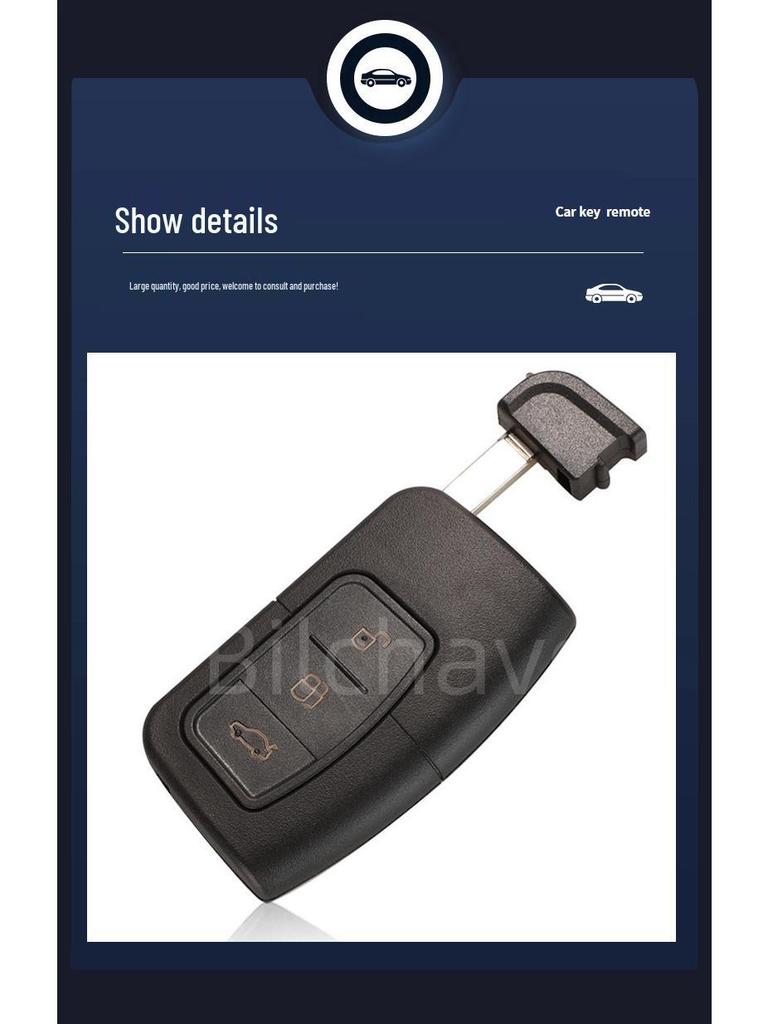 Ford Focus/Mondeo 3-Button Smart Key Shell HU101 Blank