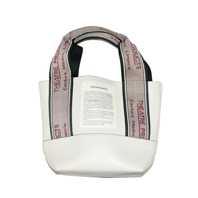 THEATRE PRODUCTS Synthetic Leather JQ Tape Size Free BL191198 Bag, S, Size, (IVORY)