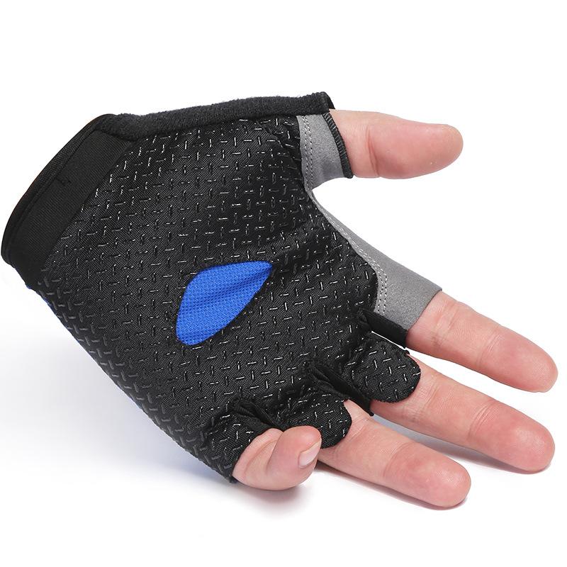 Fitness gloves, half-finger thin, breathable, non-slip, good elasticity, outdoor riding, mountaineering, cycling, sports half-finger gloves