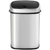 Stainless Steel Kitchen Sensor Dustbin Automatic Touchless Rubbish Garbage Waste Bin 48L Silver
