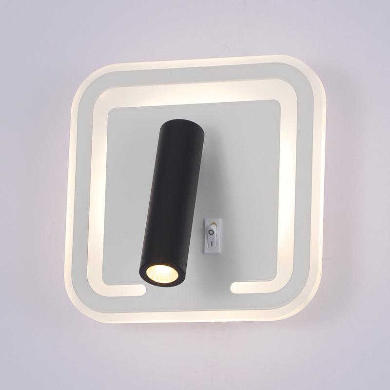 Rotatable LED Wall Lamp for Bedroom, Living Room, and Study