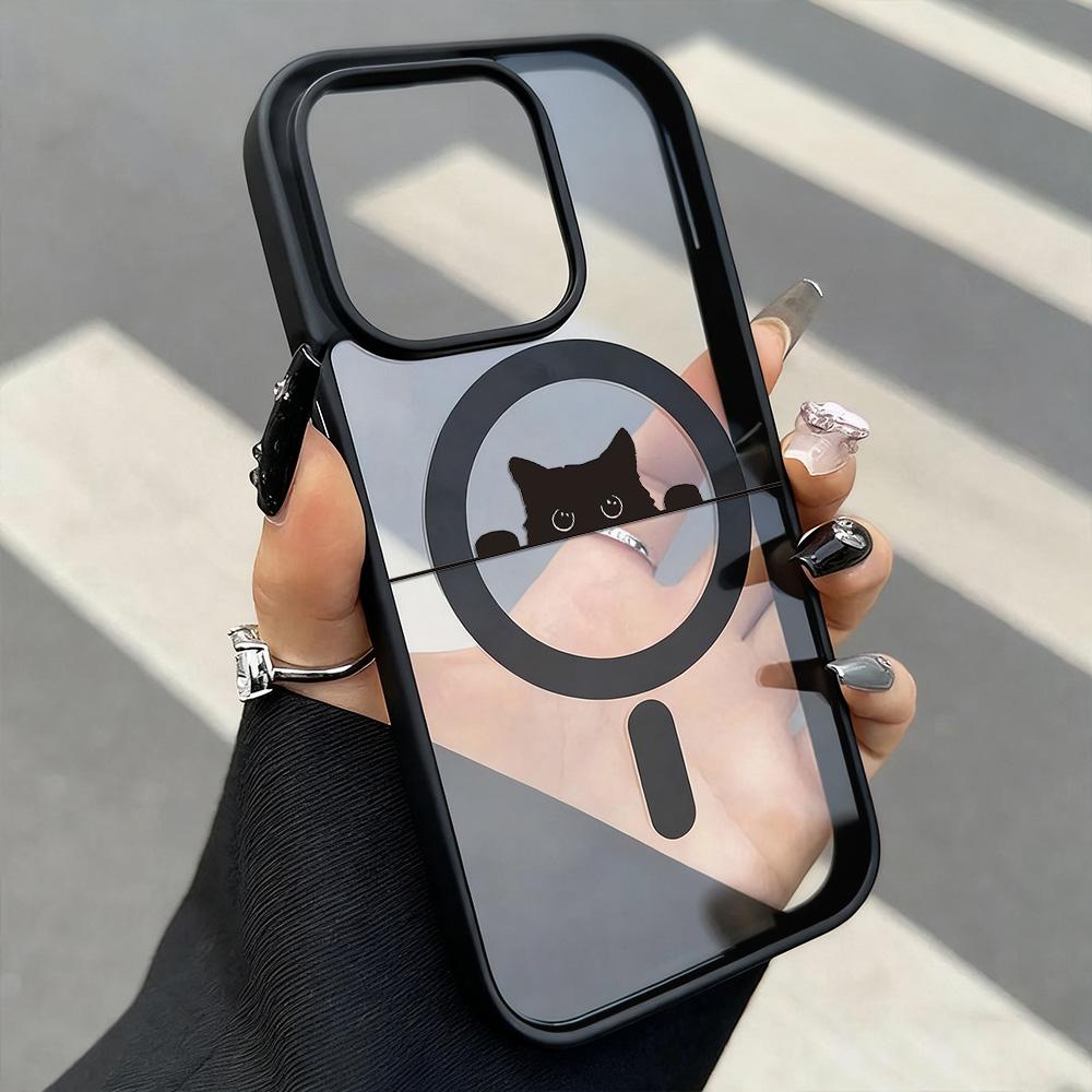 Magnetic Phone Case for iPhone  11 12 17 14 15 Pro Max 15 14 16 Pro 13 14 15 16 Shockproof Case Mag-Safe Magnetic Ring Back Cover