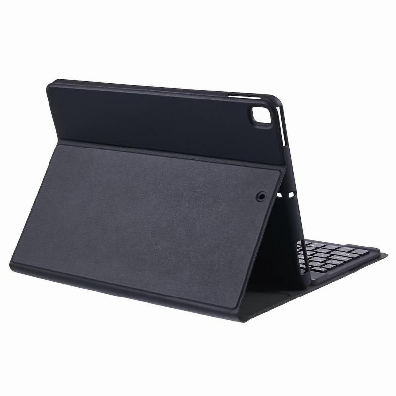 For iPad 10.2 (2021) (2020) (2019) PU Leather Tablet Stand Case with Bluetooth Keyboard , English Uk