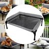 Cooling Elevated Pet Bed Outdoor Raised Cot Skid Resistant Feet Removable Mesh Summer Bedding for Dogs