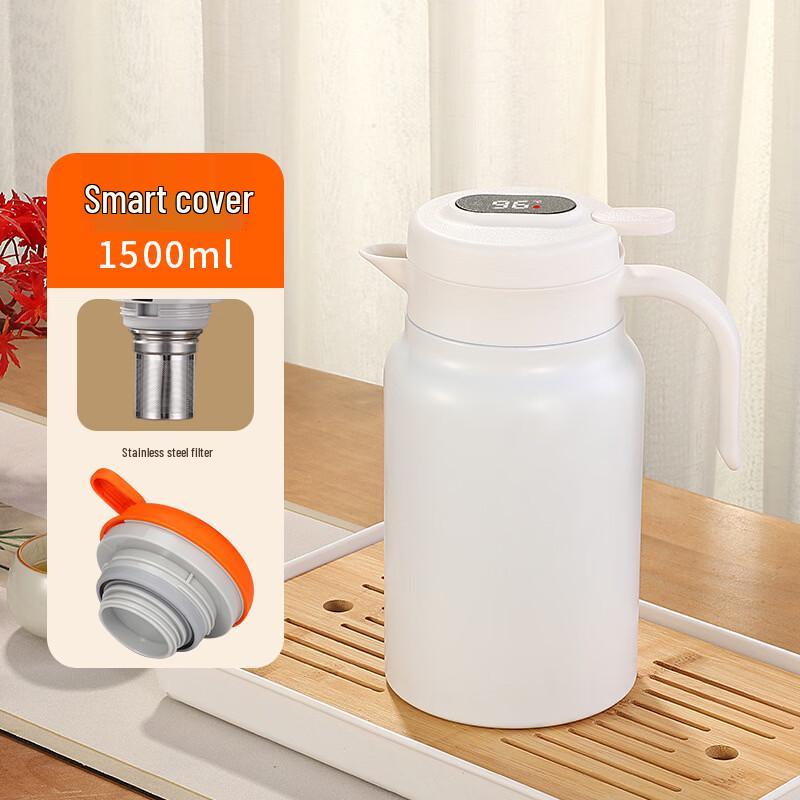 Smart Temperature Display Insulated Tea Pot with Infuser