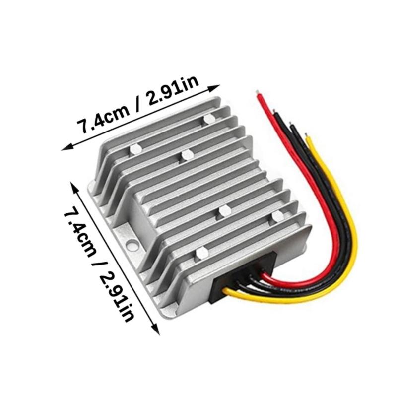 DC12V To 24V 5A 120W Boost Converter Voltages Regulator Waterproof Shockproof Design For Automotive Outdoor Application