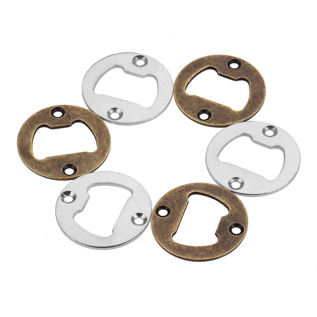 10 Sets 40mm DIY Bierflaschenöffner-Einsatz-Kits für Harzform Wandbehang Wein Bierflaschenöffner mit Schrauben Küchenbar-Werkzeug
