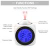 Projection Alarm Clock Digital Display Temperature Display Snooze Function USB/Battery