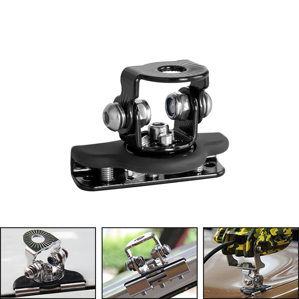 2pcs Car Auto Hood LED Work Light Mount Bracket Holders A-Pillar SUV Cover Light Mounting Clamp Universal