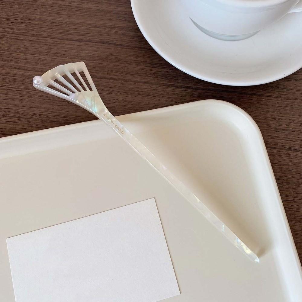 Modern Hanfu Style Acetate Hair Forks Headwear Fan-Shaped Hair Pin Acetic Acid Hair Stick  Girls