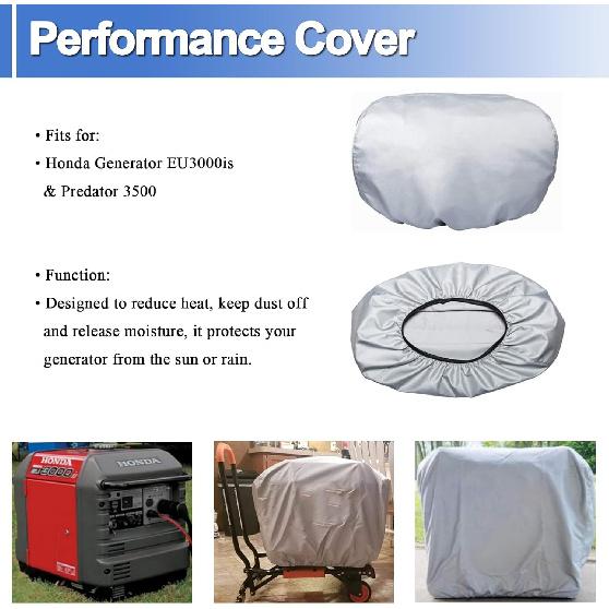 Generator Cover Silver Waterproof Dustproof Sunproof Cover Fits for EU3000is and Predator 3500