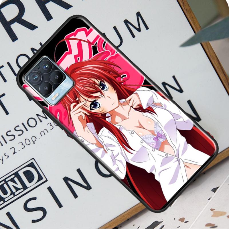 Akeno Rias Gremory High School Dxd Rückseite für Realme 8i 8 Pro GT Neo 2 Master C15 C21 Hülle für OnePlus 8T 9R Nord2 9 Pro
