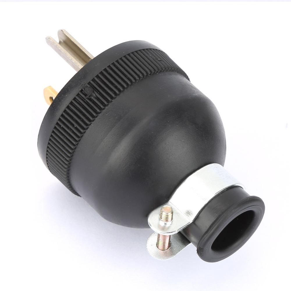 15A Power Plug Connector 125V Male Connector Durable NEMA5-15P Power Plug  Power Connections