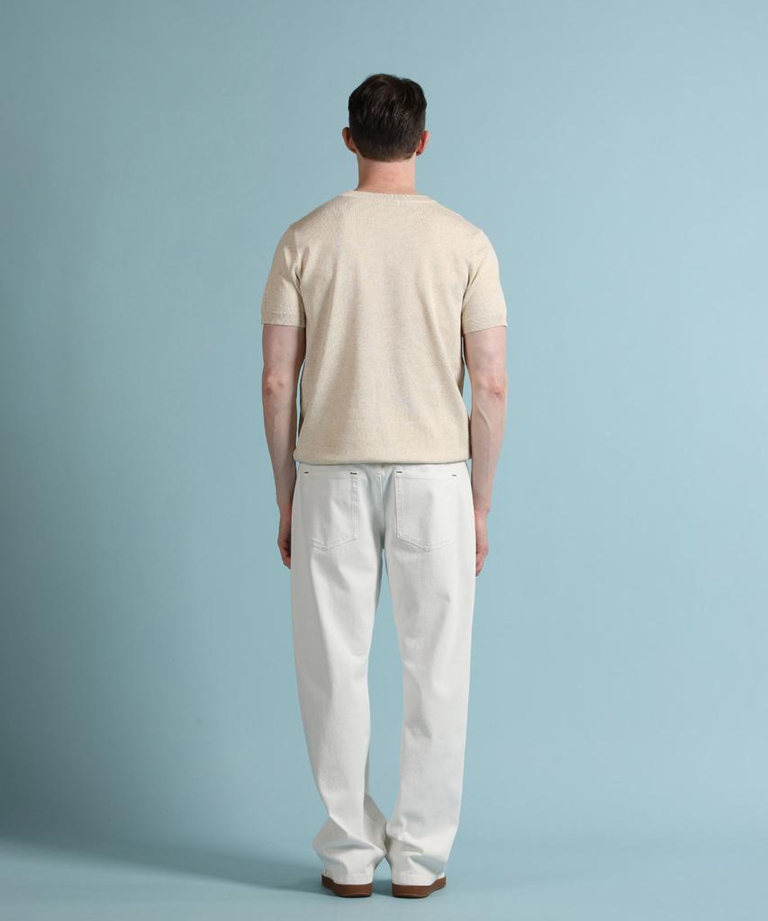 PANICALE Oatmeal Linen Blend Round Knit
