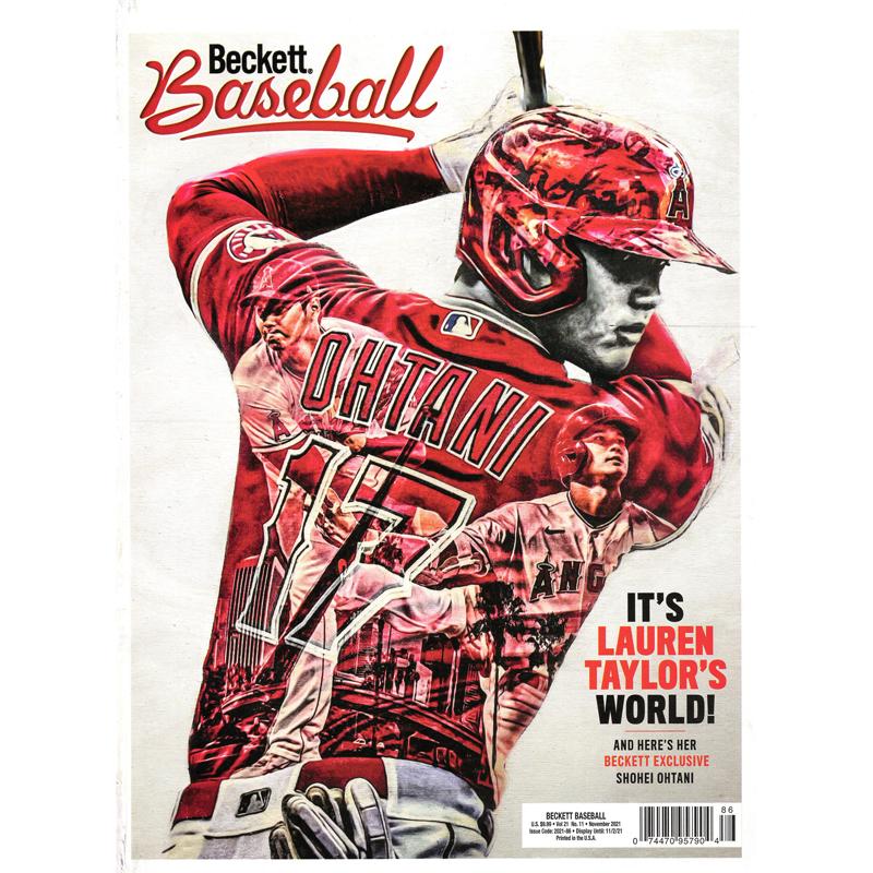 Used Very popular! ! Shohei Otani Angels Cover MLB Beckett/Beckett #188 November 2021 Issue