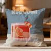Popular NNegroni Cocktailever Cushion Cover Soft Washable Pillow Case Multi-Scene for Couch Bed Travel Office Use