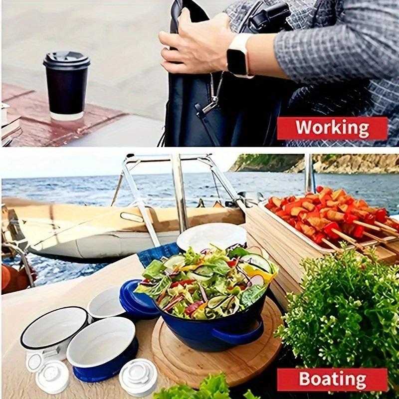 Mini Dustproof Plastic Salt And Pepper Shakers Ideal Camping Kitchen Companion