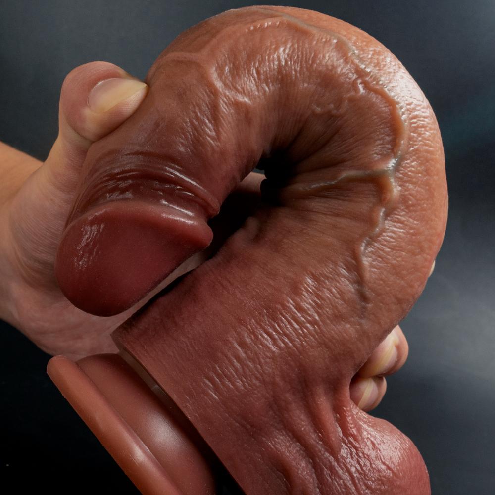 UltraReal Super Lifelike Dildo Double Liquid Silicone,Hyper-Realistic,Extra Thick & Long,Deep Pleasure Female Masturbator,Adult Toy for Women