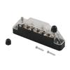 Positive Negative Battery Bus Bar Power 12V Distribution Block 4 X M6 Car Terminal Block Studs 3 X M4 Terminal Bus for RV Boat