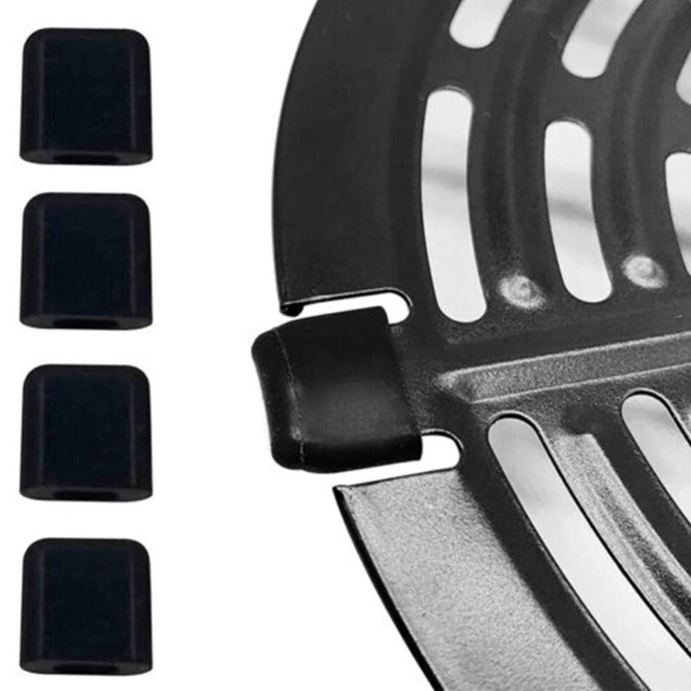 10Pcs Silicone Air Fryer Rubber Bumpers Replacement Detachable Air Fryer Protection Cover Anti-Scratch BBQ Pan Tray Rubber