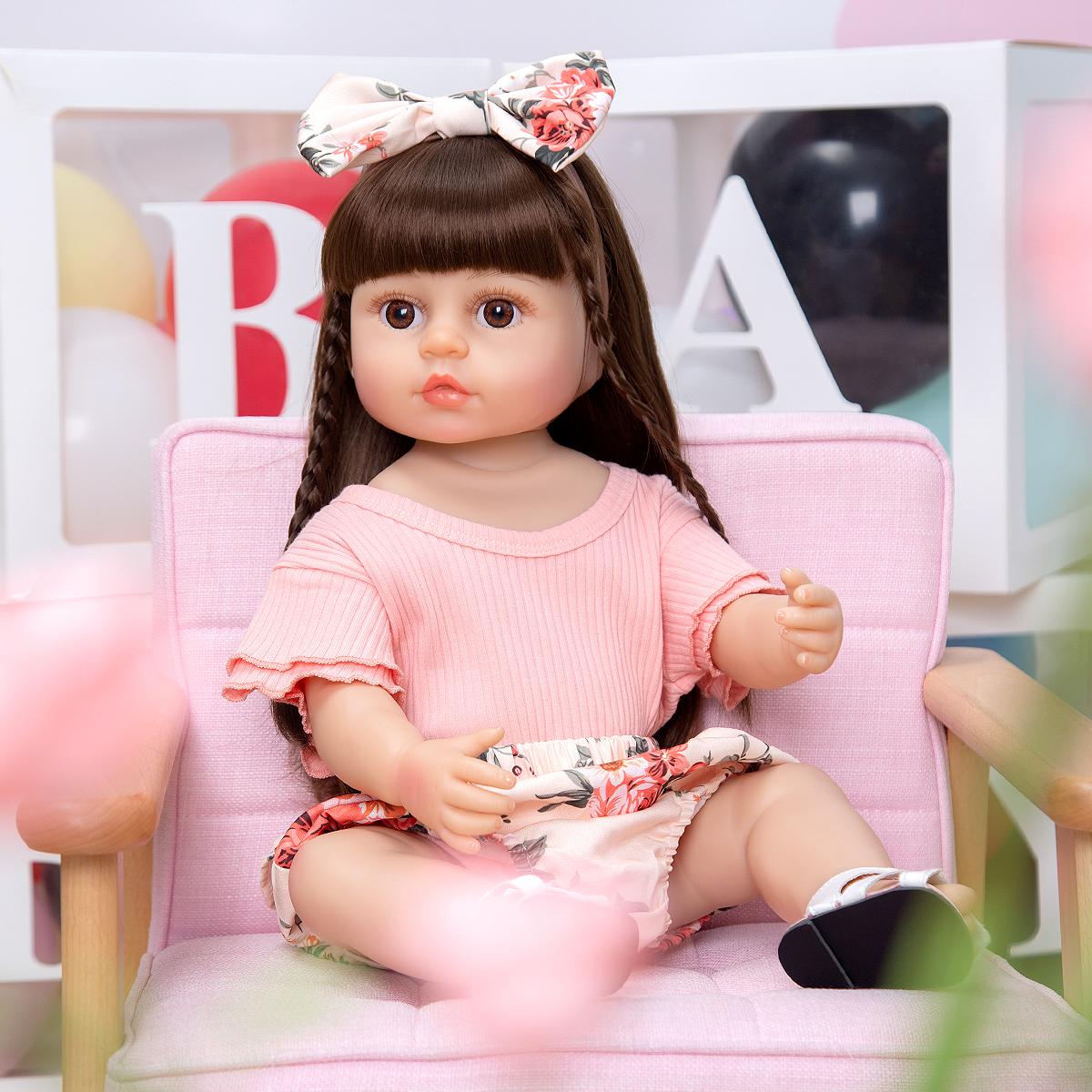 

KEIUMI нарядные куклы Reborn Baby Gilr, загорелая кожа, настоящие силиконовые куклы для купания новорожденных, детские подарки на день рождения, Рождество