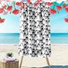 Adorable penguins' cozy gathering Print beach towel, quick drying, suitable for travel, outdoor sports, jogging, the beach and swimming, gift