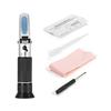 Handheld Refractometer for Sugar and Salt Brix and Refractometer for Measuring Sugar and Salt In Includes Japanese Instructions C-Timvasion Content,