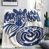 1pz Coperta in Flanella Personalizzata con Nome e Motivo MSV Duisburg Adatta a Tutte le Stagioni per Arredamento Casa Calore e Comfort Regali Regalo Festivo_xia