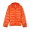 Gray Duck Down Hooded Zipper Solid Color Long Sleeve Down Jacket Men Outerwear 484510-832
