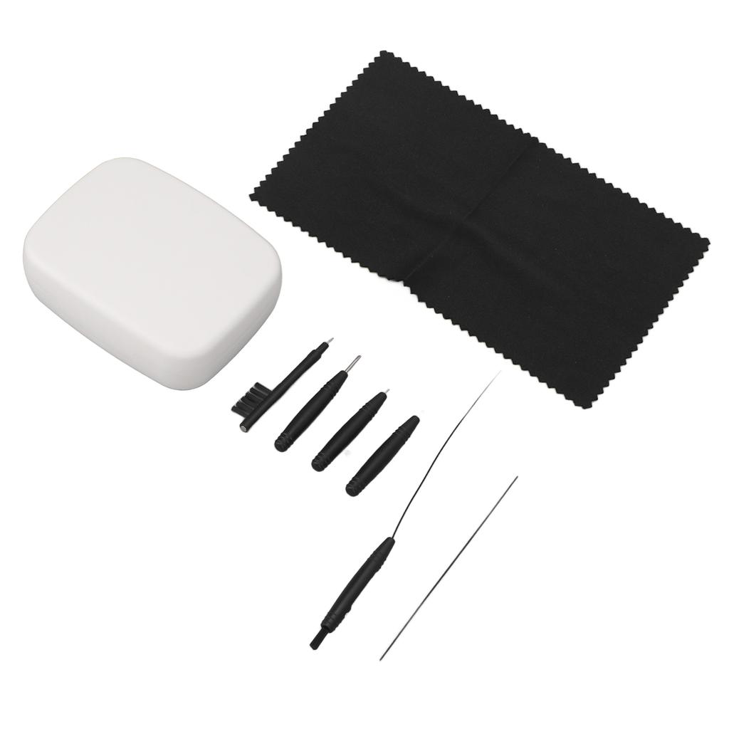 8pcs Hring Amplifier Clning Tools rwax Removal Lightweight Complete Professional Brush Set