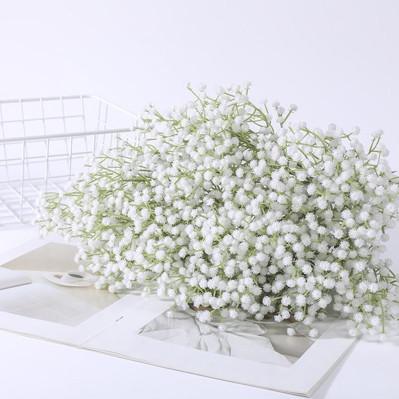 1Pcs Babys Breath Artificial Flowers Bouquet Gypsophila Fake Flowers for Home Decor Table DIY Vase Ornament Wedding Decorations